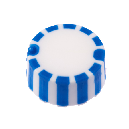 CELLTREAT CAP ONLY, Blue Screw Top Micro Tube Grip Cap W/O-Ring, Non-sterile 230840B
